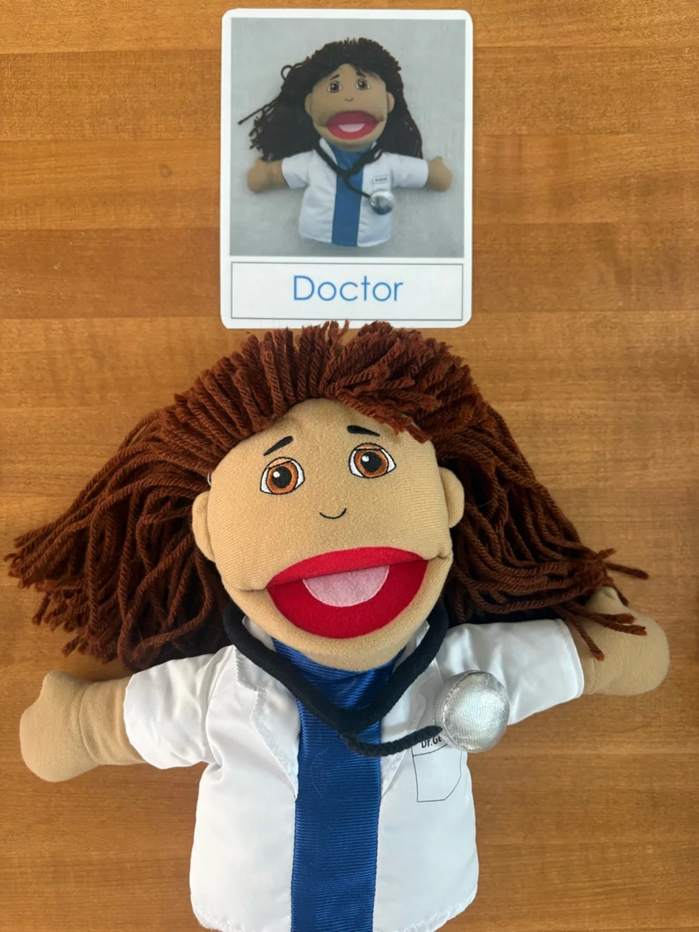 Marvel Career Puppet Set - Blue, Black, White, Yellow, Brown, Cream